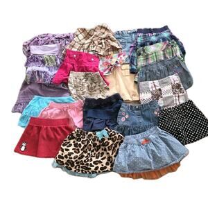 22 Piece Y2K Girls Bundle Skirts & Skorts 1 Shorts Gymboree Crazy 8 + more